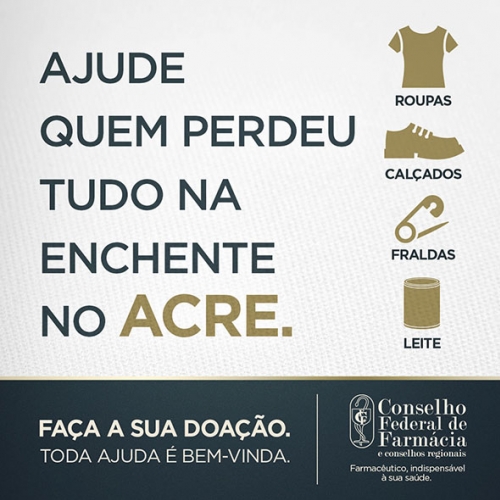 CRF/SE continua recebendo doações para o Acre