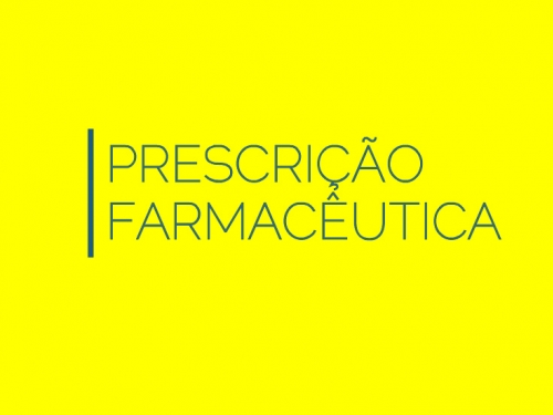 Sobre prescrição farmacêutica