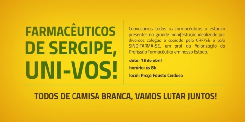 CRF/SE apoia Campanha de Valorização do Farmacêutico
