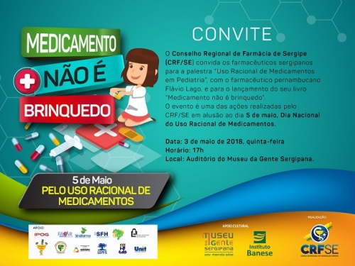 CONSELHO REGIONAL DE FARMÁCIA DE SERGIPE PROMOVE CAMPANHA PELO DIA NACIONAL DO USO RACIONAL DE MEDICAMENTOS