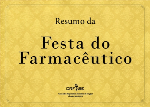 CRF/SE realiza solenidade em celebração ao farmacêutico