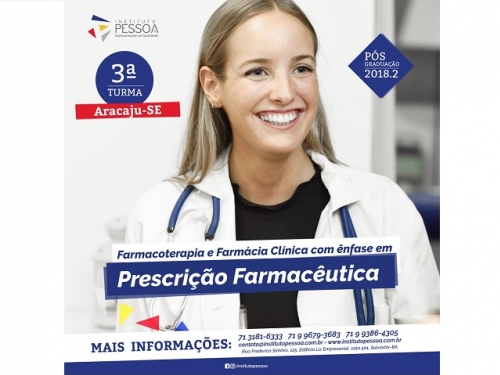 PÓS-GRADUAÇÃO EM FARMACOTERAPIA E FARMÁCIA CLÍNICA DO INSTITUTO PESSOA