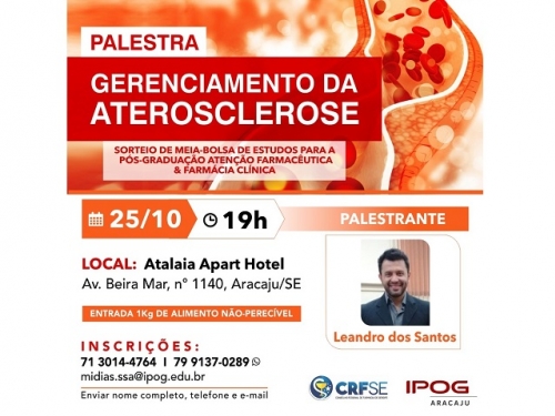 PALESTRA: GERENCIAMENTO DA ATEROSCLEROSE