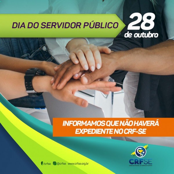 CRF/SE parabeniza servidores públicos e concede ponto facultativo nesta quarta-feira