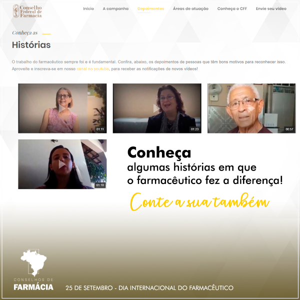 UM FARMACÊUTICO FAZ A MINHA VIDA MELHOR