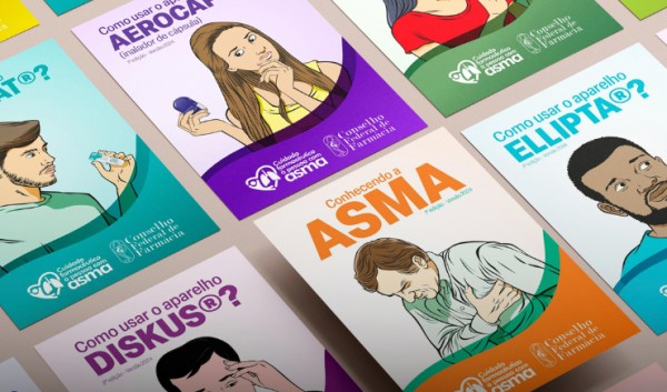 Disponível material informativo para farmacêuticos orientarem pacientes com doenças respiratórias