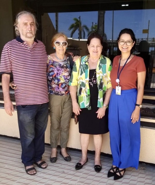 EX-PRESIDENTES DO CRF/SE E EX-CONSELHEIRA FEDERAL PELO ESPÍRITO SANTO VISITAM CONSELHO