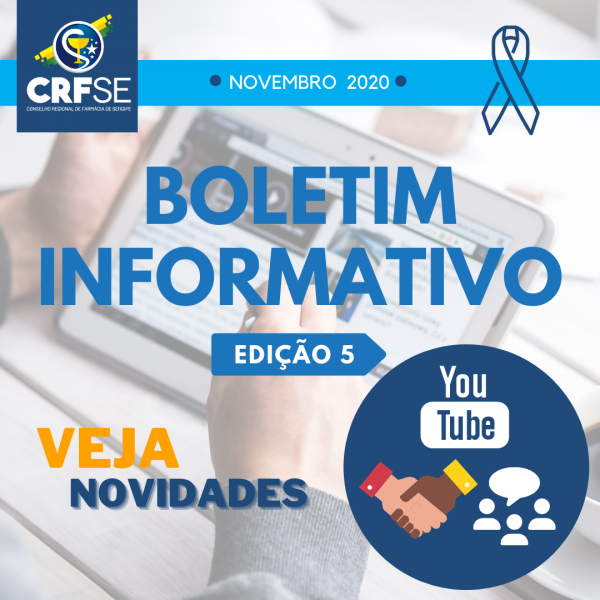CONFIRA O QUINTO BOLETIM INFORMATIVO DO CRF/SE