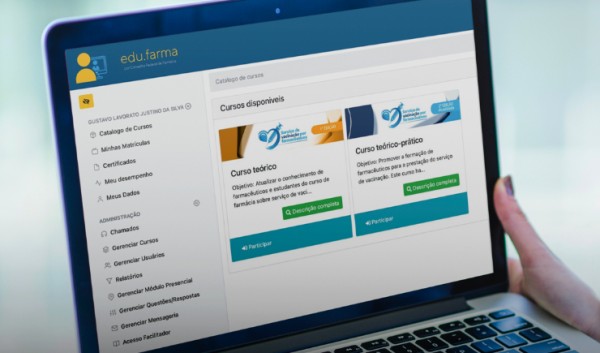 CFF lança novos cursos gratuitos sobre serviços de vacinação por farmacêuticos. Estudantes poderão fazer o curso técnico