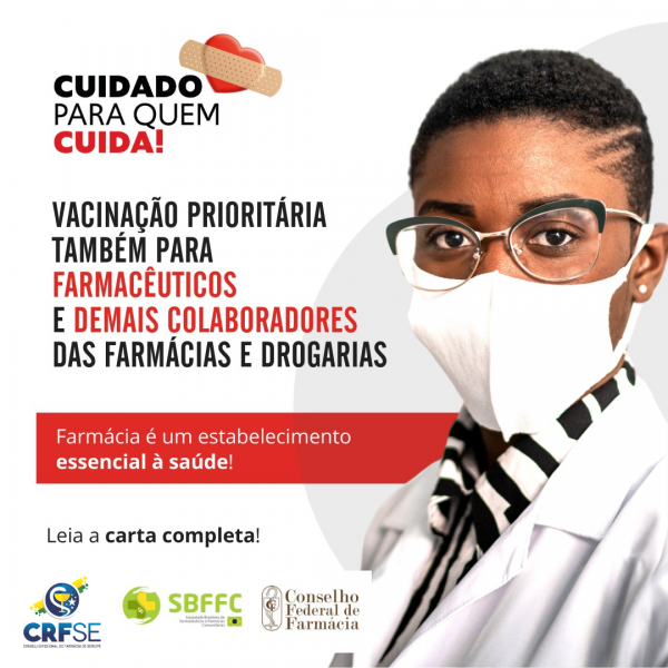 CFF e SBFFC unem forças pela vacinação de farmacêuticos e colaboradores das farmácias