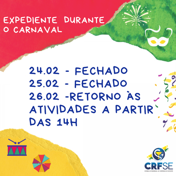 CRF/SE ANUNCIA EXPEDIENTE ESPECIAL DE CARNAVAL