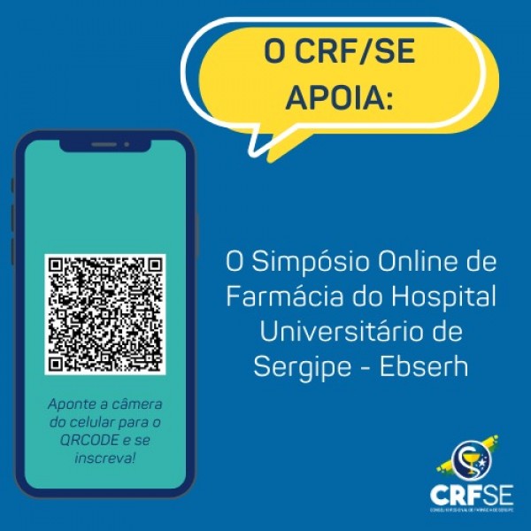 Conselho apoia Simpósio do HU-UFS em alusão ao Dia do Farmacêutico