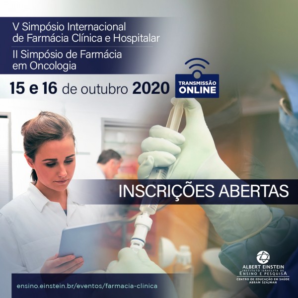 CRF/SE APOIA O V SIMPÓSIO INTERNACIONAL DE FARMÁCIA CLÍNICA E HOSPITALAR E II SIMPÓSIO DE FARMÁCIA EM ONCOLOGIA