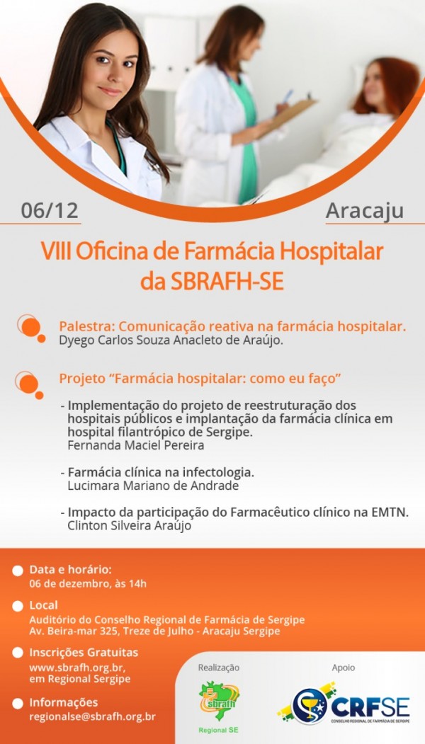 VIII Oficina de Farmácia Hospitalar da SBRAFH-SE