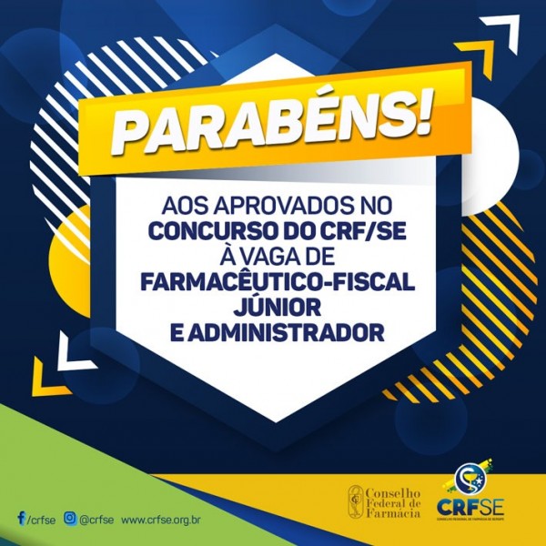 INSTITUTO QUADRIX DIVULGA RESULTADO DO CONCURSO PÚBLICO DO CRF/SE