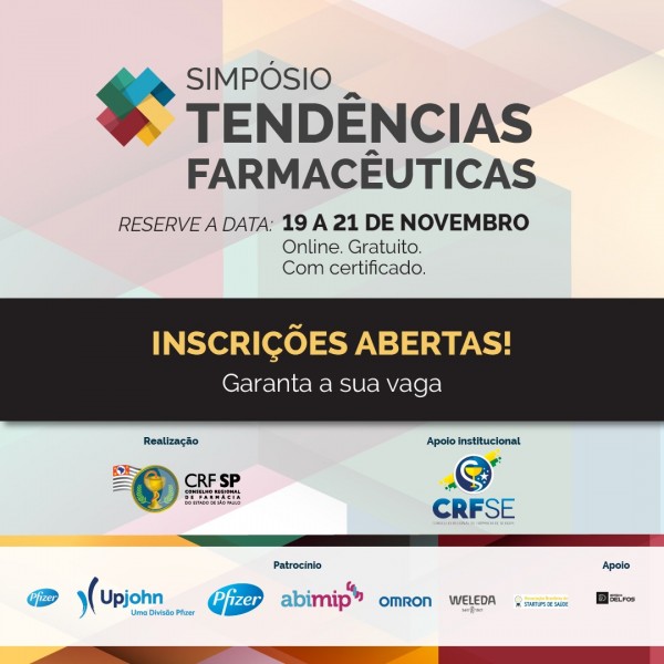 CONSELHO APOIA SIMPÓSIO TENDÊNCIAS FARMACÊUTICAS DO CRF/SP