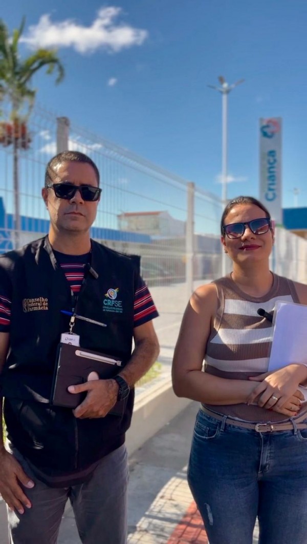 CRF/SE REALIZA FISCALIZAÇÃO CONJUNTA COM SINDIFARMA NO HOSPITAL DA CRIANÇA