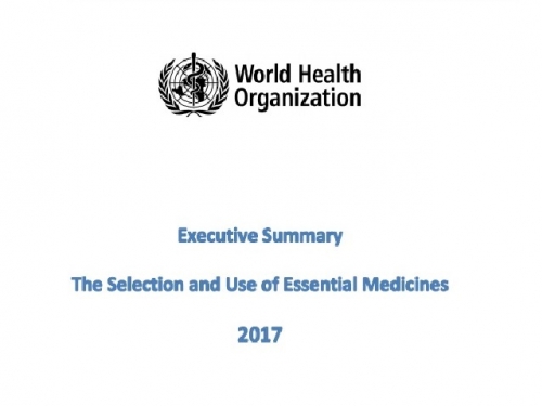 OMS ATUALIZA LISTA DE MEDICAMENTOS ESSENCIAIS COM NOVAS RECOMENDAÇÕES SOBRE USO DE ANTIBIÓTICOS