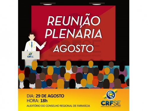 REUNIÃO PLENÁRIA DO MÊS DE AGOSTO