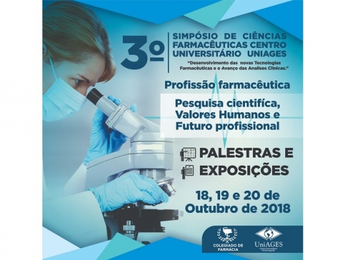 3º SIMPÓSIO DE CIÊNCIAS FARMACÊUTICAS DO CENTRO UNIVERSITÁRIO UNIAGES